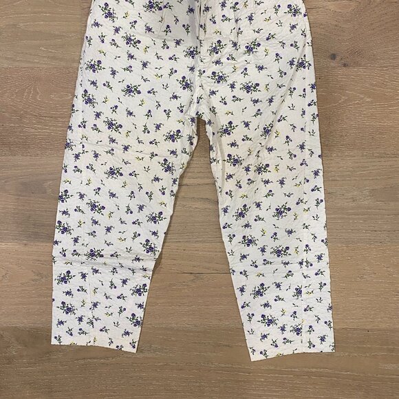 Zara - White Floral Pants - Picture 2 of 6